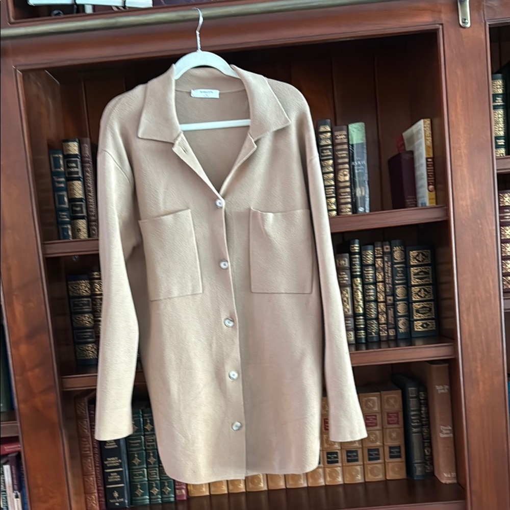 Aritzia Tan Blazer Dress Classic Versatile